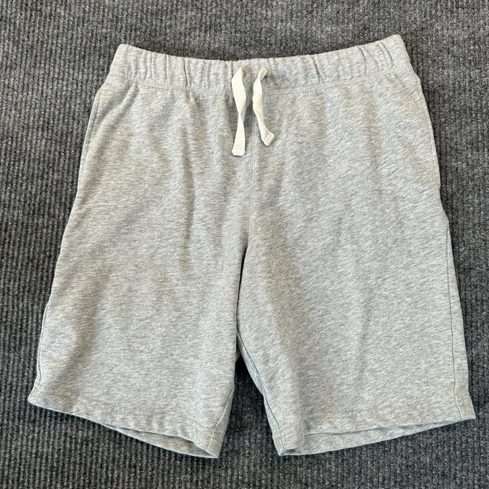 The Children's Place Knit Shorts 16 XXL Husky Grey French Terry Drawstring